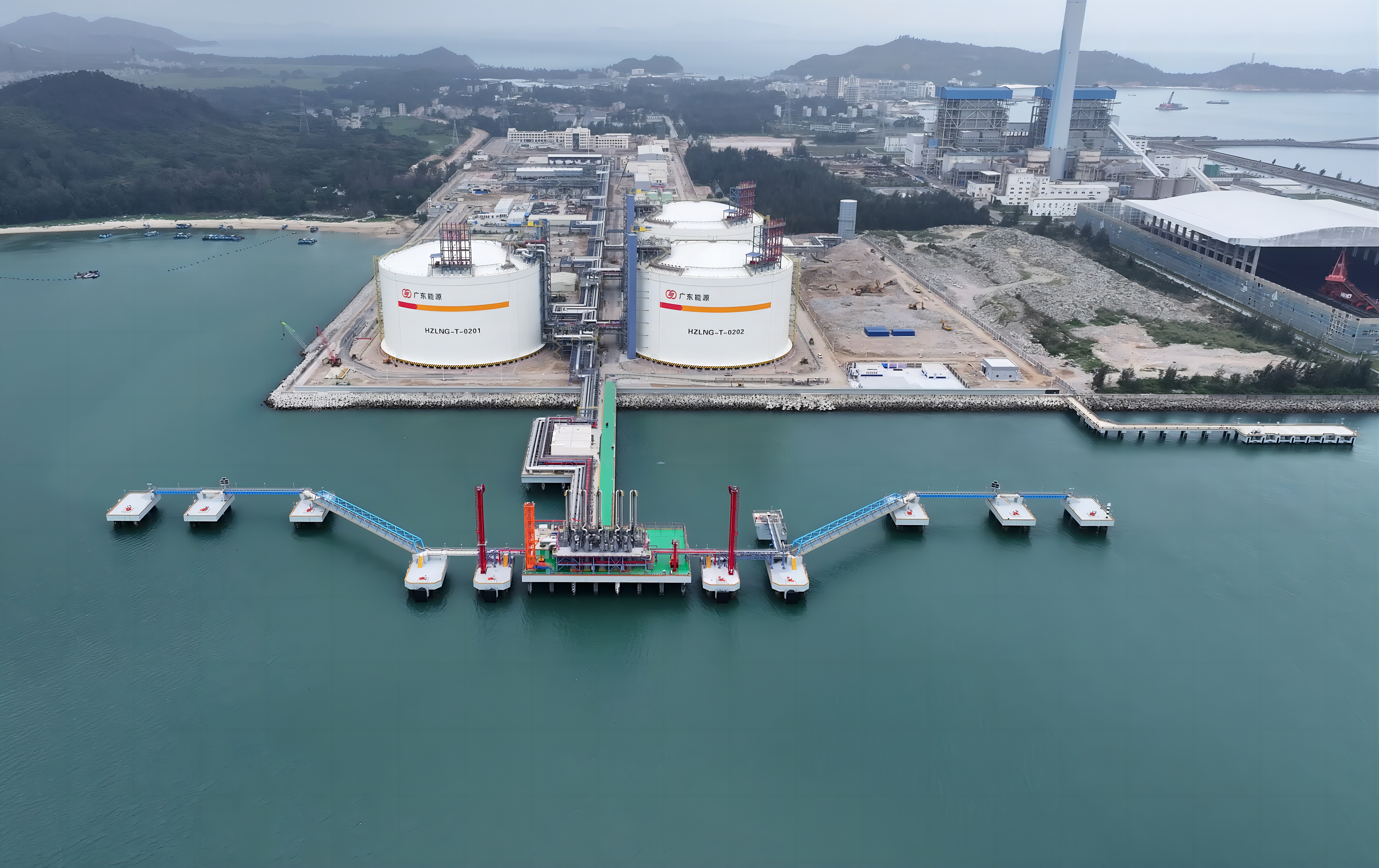 惠州LNG接收站项目配套码头工程通过竣工验收 惠州LNG接收站项目配套码头工程通过竣工验收